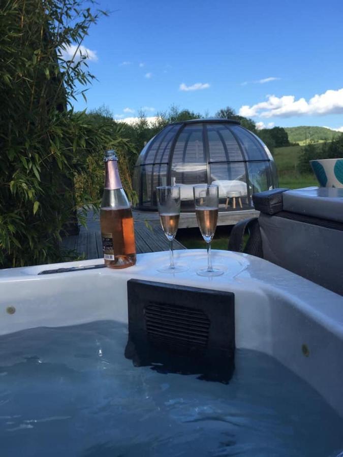 Les Nuits Insolites De La Mothe - Hebergement En Bulle Ou Tiny House Avec Spa Privatif Outremecourt Exterior foto